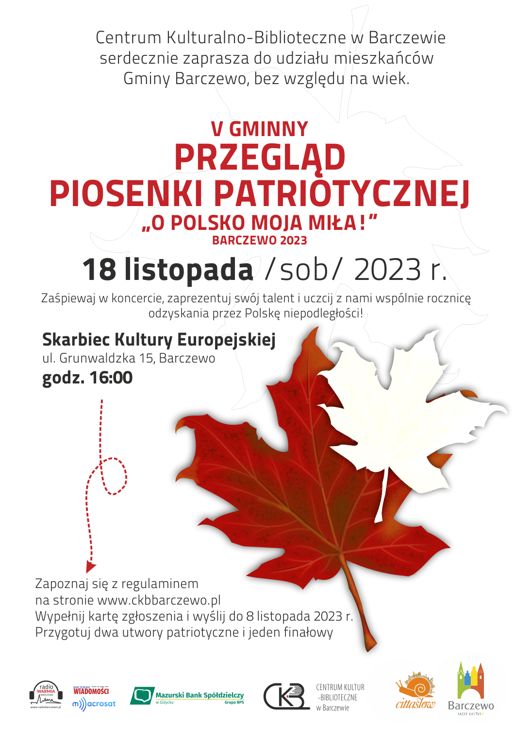 V Gminnym Przeglądzie Piosenki Patriotycznej „O Polsko moja miła!”