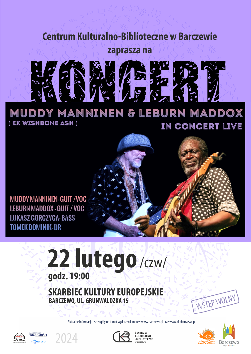 MUDDY MANNINEN & LEBURN MADDOX – Koncert